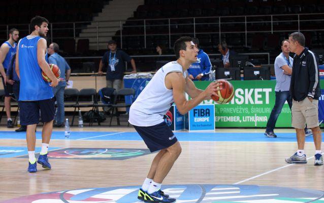 Χωρίς προβλήματα η πρώτη προπόνηση της Εθνικής στη Λιθουανία