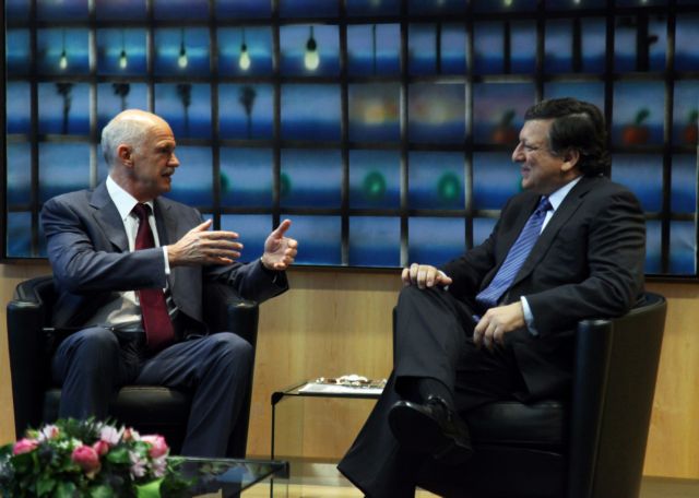 Θεσμική ενίσχυση της Ευρώπης έναντι των αγορών ζητά ο πρωθυπουργός από τον Μπαρόζο