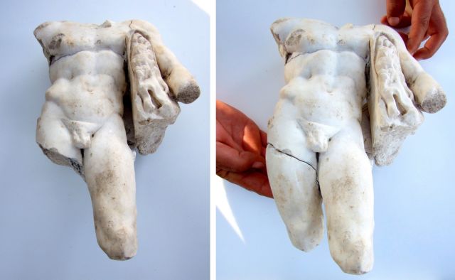 Μαρμάρινo ακέφαλο άγαλμα του ημίθεου Ηρακλή βρέθηκε στο Ισραήλ