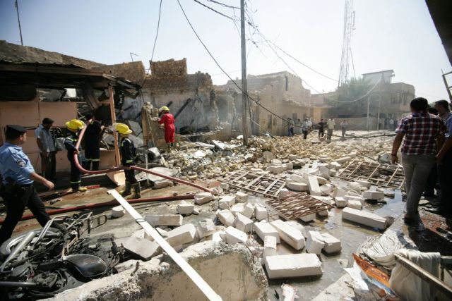 Δεκάδες θύματα σε βομβιστική επίθεση στη Κερμπάλα του Ιράκ