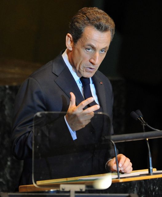 Οδικό χάρτη για την επίλυση του Παλαιστινιακού παρουσίασε στον ΟΗΕ ο Σαρκοζί