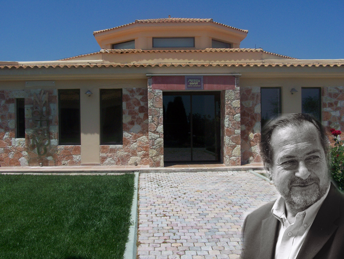 Ο Michel Rolland στα εγκαίνια του Μουσείου Οίνου Κώστα Λαζαρίδη