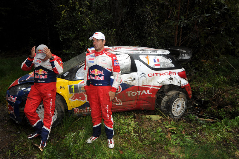 WRC - Ράλι Αυστραλίας 2011, 1η μέρα: Εγκατέλειψαν οι S. Loeb και S. Ogier, επικεφαλής ο M. Hirvonen