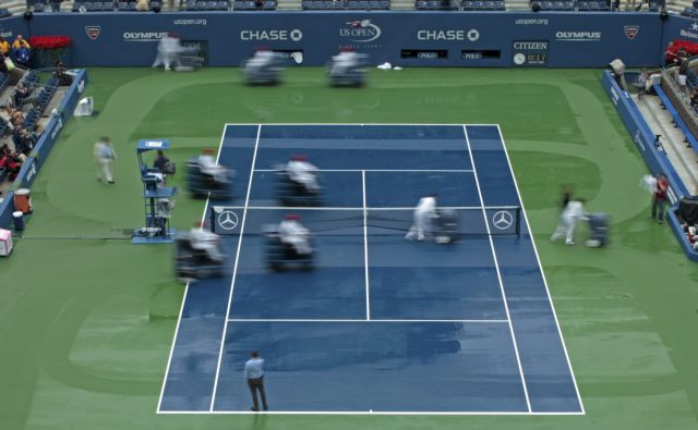 Νέα διακοπή των αγώνων στο US Open, τη Δευτέρα ο τελικός των ανδρών