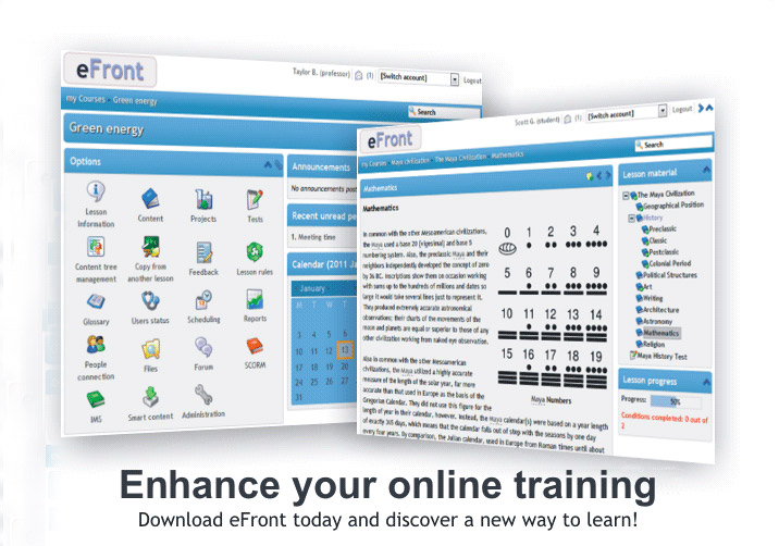 Το eFront επιλέχθηκε ως ένα από τα καλύτερα λογισμικά για την ηλεκτρονική μάθηση παγκοσμίως