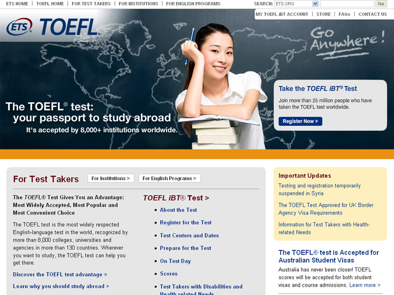 Οι εξετάσεις: GMAT, GRE, TOEFL, IELTS
