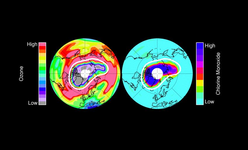 Πρωτοφανή απώλεια στο όζον της Αρκτικής κατέγραψε φέτος η NASA