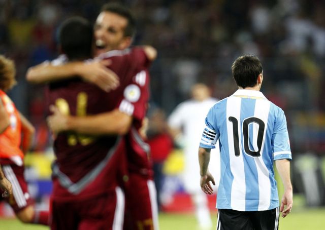 Ήττα της Αργεντινής στη Βενεζουέλα για τα προκριματικά του Μουντιάλ 2014