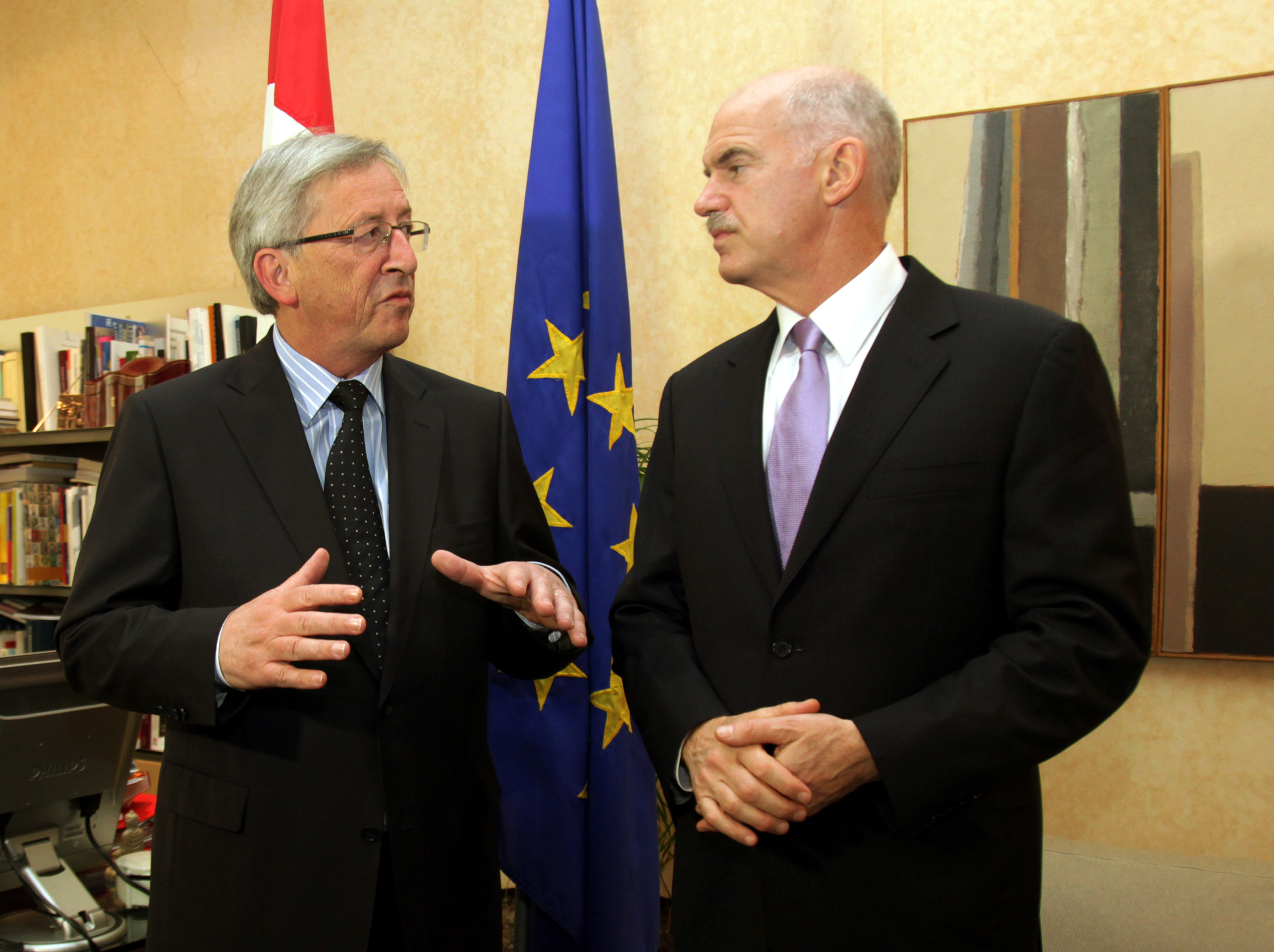 Με τους Γιούνκερ και Βαν Ρομπάι συναντάται την Πέμπτη ο Γιώργος Παπανδρέου