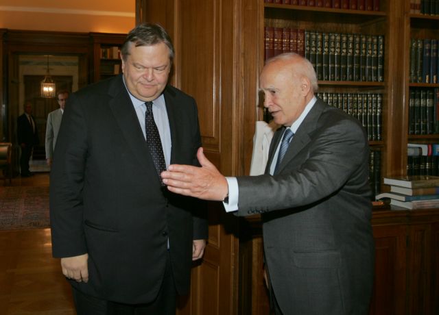 Τον Πρόεδρο της Δημοκρατίας θα συναντήσει την Τρίτη ο Ευάγγελος Βενιζέλος