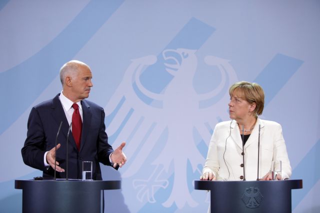 Τηλεφωνική επικοινωνία Παπανδρέου-Μέρκελ εν όψει κρίσιμων αποφάσεων