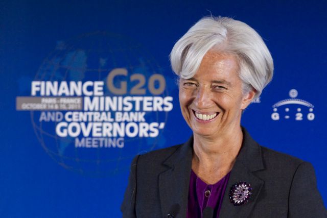 Το ΔΝΤ έχει επαρκή κεφάλαια, προς το παρόν, λέει η Κρ. Λαγκάρντ
