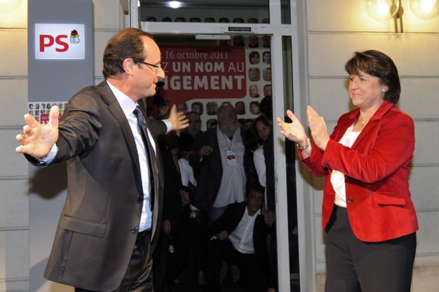 Να «δαμάσει τις τράπεζες» υπόσχεται ο Ολάντ, μπαίνοντας στη μάχη του 2012