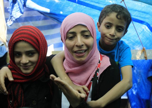 Κατεστάλη διαδήλωση υπέρ της Νομπελίστριας Ειρήνης Ταουακόλ Κάρμαν στην Υεμένη