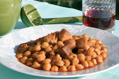 Χοιρινό με ρεβίθια