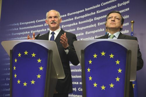 Τηλεφωνική συνομιλία Παπανδρέου-Μπαρόζο εν όψει της Συνόδου Κορυφής