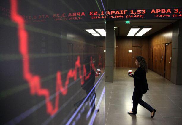 Σε αρνητικό έδαφος κινείται το Χρηματιστήριο Αθηνών την Παρασκευή