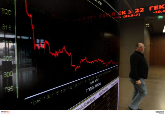 Ελεύθερη πτώση 4,51% στο Χρηματιστήριο Αθηνών την Δευτέρα