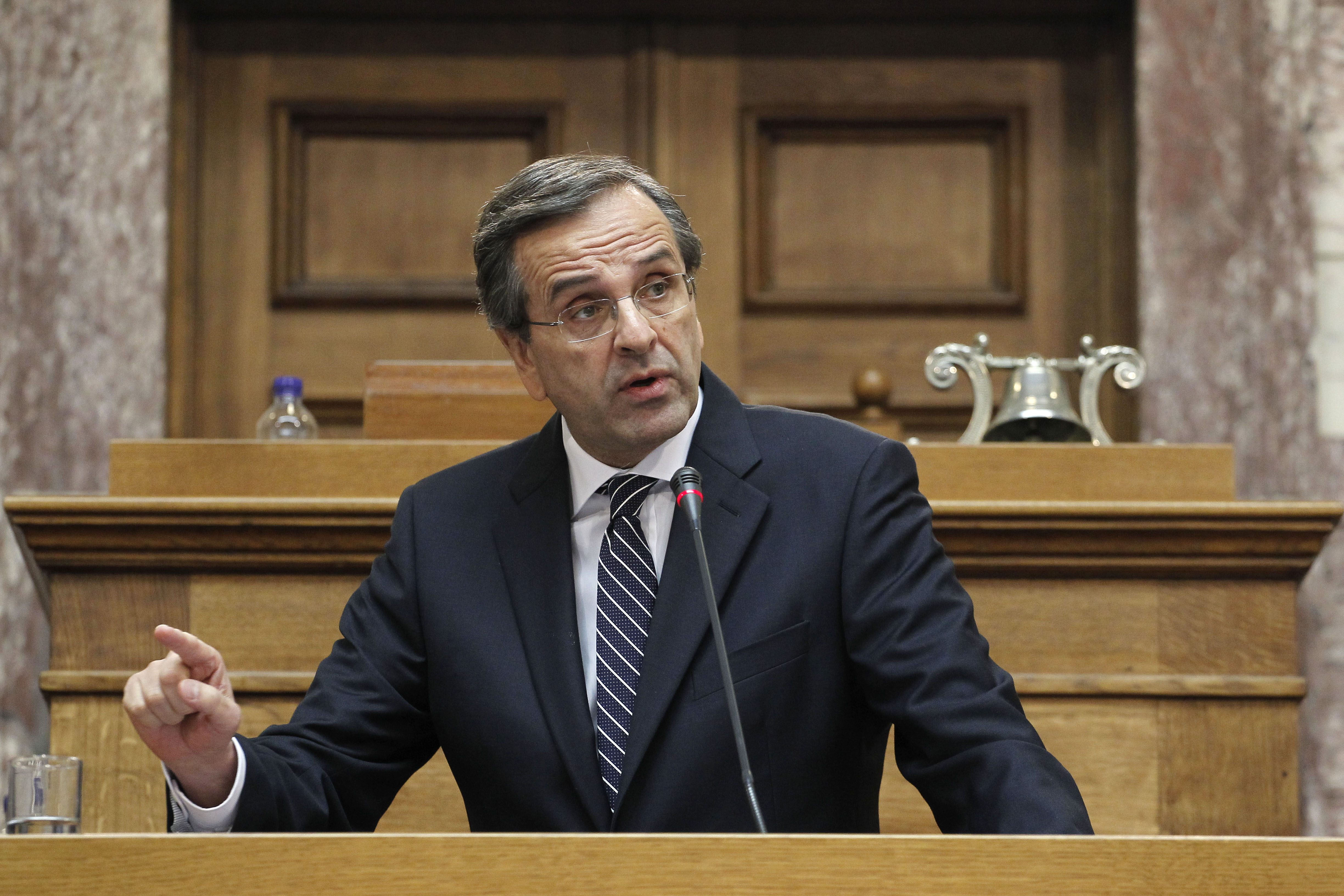 Ανένδοτο κατά της «ανεύθυνης και επικίνδυνης κυβέρνησης» κήρυξε ο Αντώνης Σαμαράς