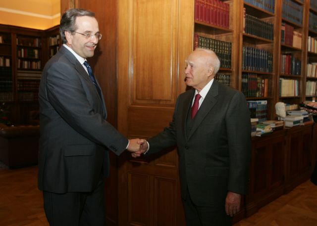 Συνάντηση Παπούλια – Σαμαρά με τη ΝΔ να επιμένει για εκλογές «εξπρές»