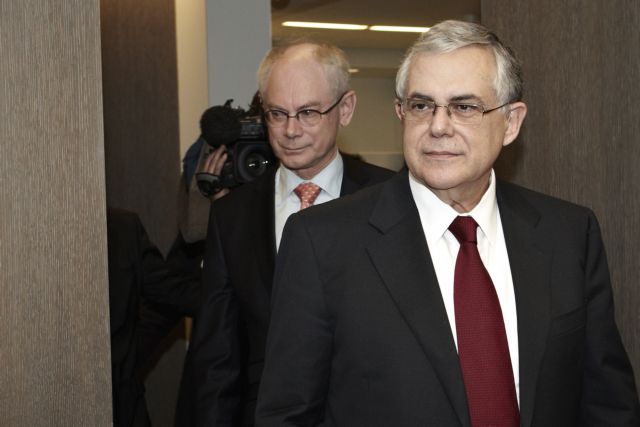 Σε Λουξεμβούργο και Φρανκφούρτη ο Λ.Παπαδήμος, συναντήσεις με Γιούνκερ και Ντράγκι