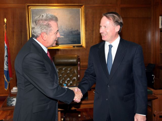 Με τον Αμερικανό πρέσβη στην Αθήνα συναντήθηκε ο Δημήτρης Αβραμόπουλος