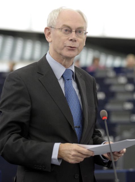 Να τηρήσει τις δεσμεύσεις της καλούν την Ελλάδα Μπαρόζο και Βαν Ρομπάι