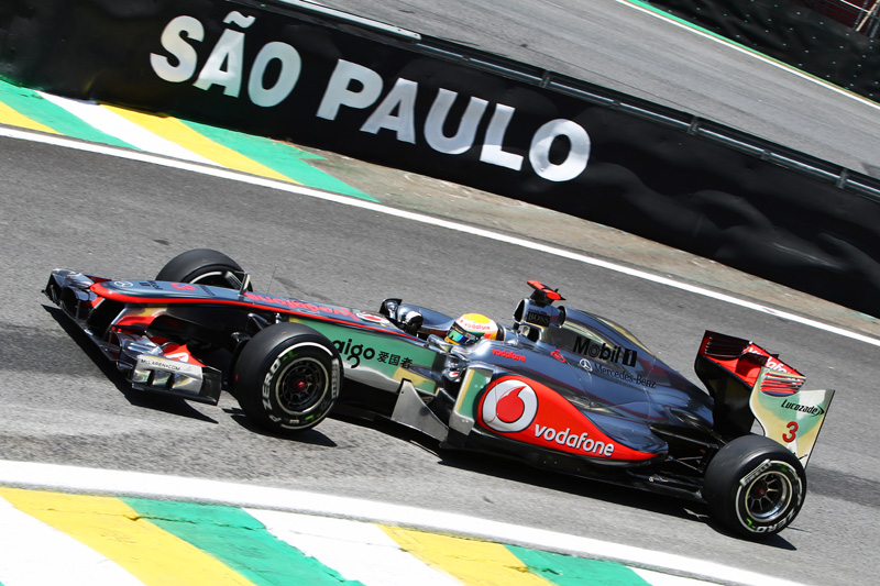 F1 – GP Βραζιλίας 2011, ΕΔ2: Ταχύτερος της πρώτης μέρας ο Lewis Hamilton