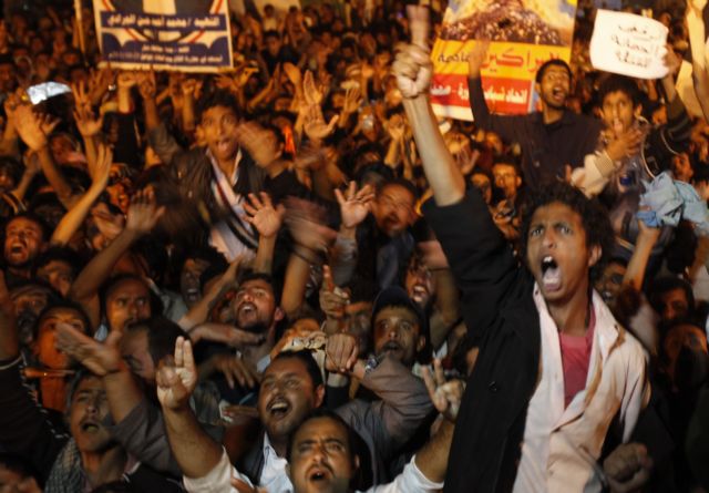 Πέντε νεκροί διαδηλωτές από πυρά υποστηρικτών του Αλί Σάλεχ στην πρωτεύουσα της Υεμένης