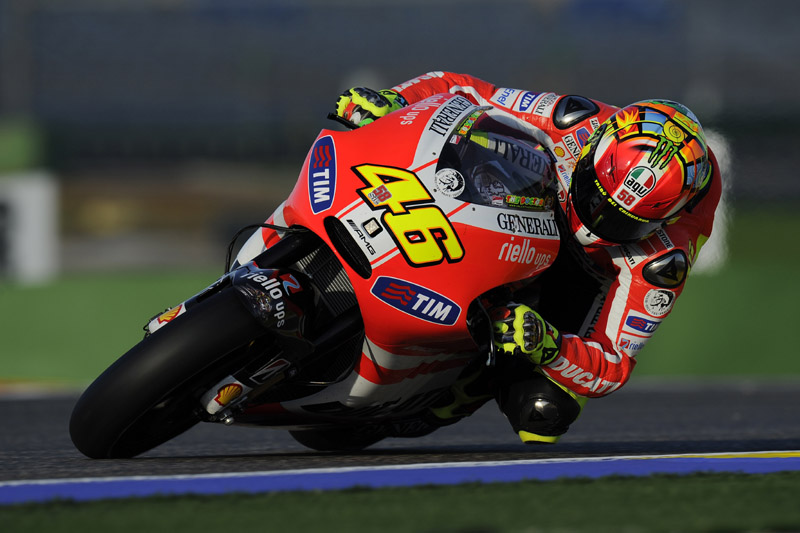 Ο Valentino Rossi αισιόδοξος, τώρα, για την εξέλιξη της Ducati GP12
