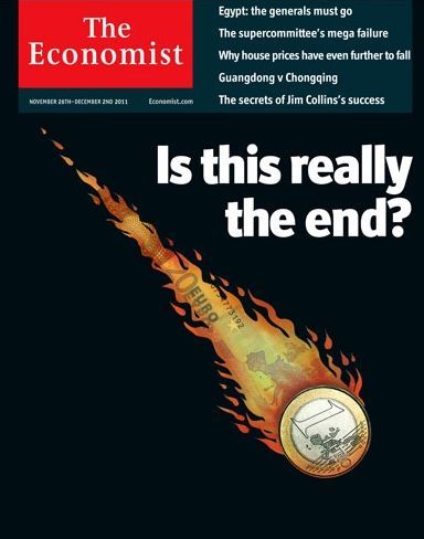 Λίγες εβδομάδες ζωής δίνει στο ευρώ ο Economist αν δεν ληφθούν τολμηρές αποφάσεις