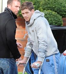 Η Λίβερπουλ επιβεβαίωσε τη μόλυνση στον αστράγαλο του Τζέραρντ