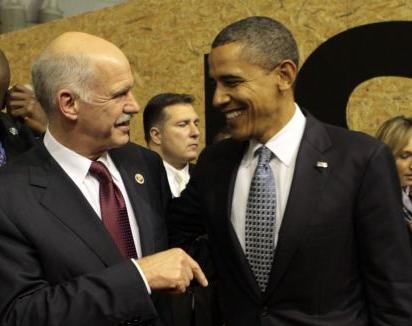 Συνάντηση Παπανδρέου-Ομπάμα στο περιθώριο της Συνόδου της G20