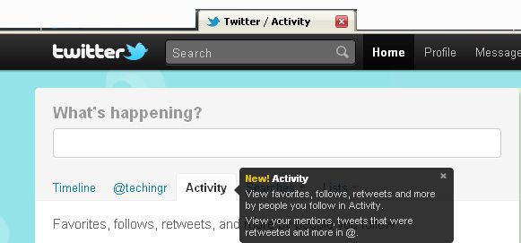 Twitter Activity: Τι άλλαξε στο Twitter.com;