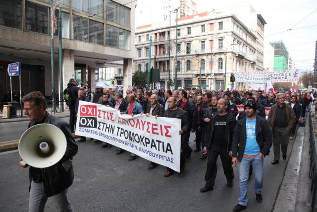 Συμβιβαστική λύση σε τριμερή με τον Γ.Κουτσούκο αναζητούν οι εργαζόμενοι στη Χαλυβουργία