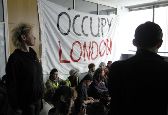 Το Occupy London σε λίστα της αστυνομίας με τρομοκρατικές οργανώσεις