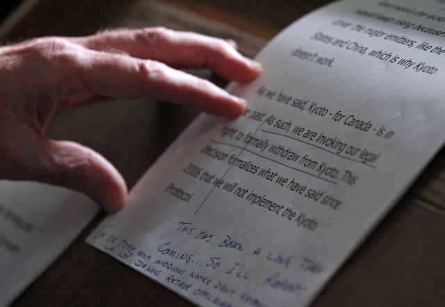 Ο Καναδάς η πρώτη χώρα που αποσύρεται από τη Συνθήκη του Κιότο