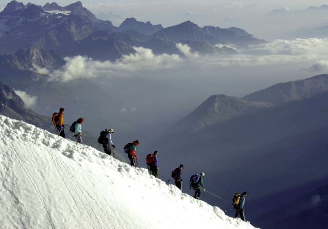 Σημαντική υποχώρηση των παγετώνων στις γαλλικές Άλπεις