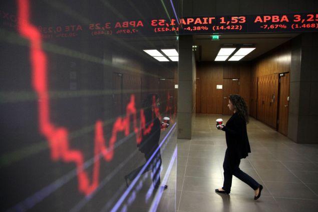 Σημαντικές απώλειες 2,08% κατέγραψε το Χρηματιστήριο Αθηνών την Δευτέρα