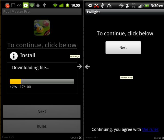 Μολυσμένες app στο Android Market στέλνουν Premium SMS