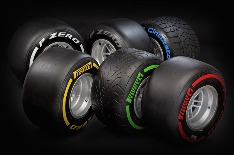 Τα νέα ελαστικά της Pirelli για τη F1 2012