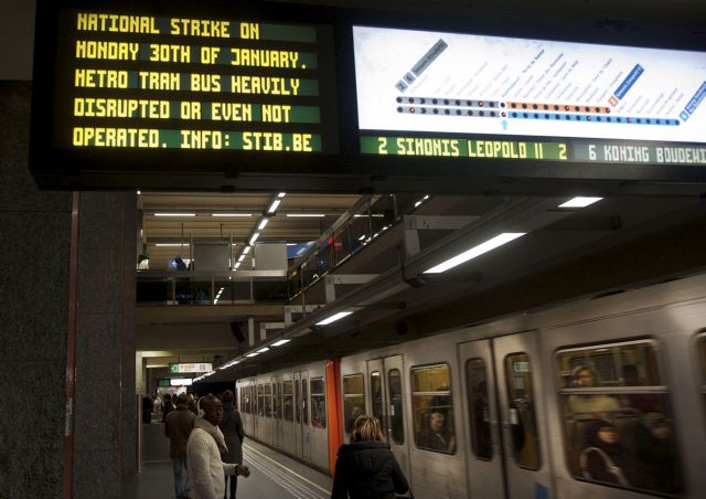 Γενική απεργία στο Βέλγιο επισκιάζει τη Σύνοδο Κορυφής της ΕΕ