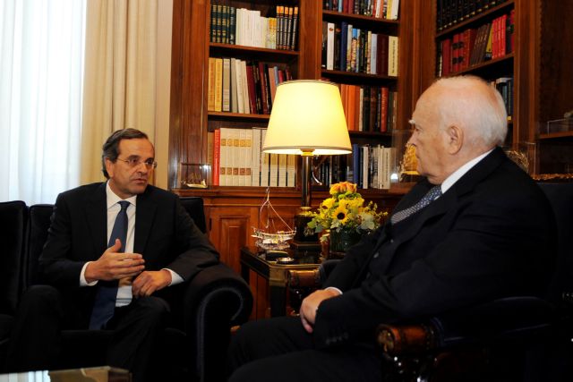 Συνάντηση του Προέδρου Κ.Παπούλια με τον Αντώνη Σαμαρά την Τρίτη