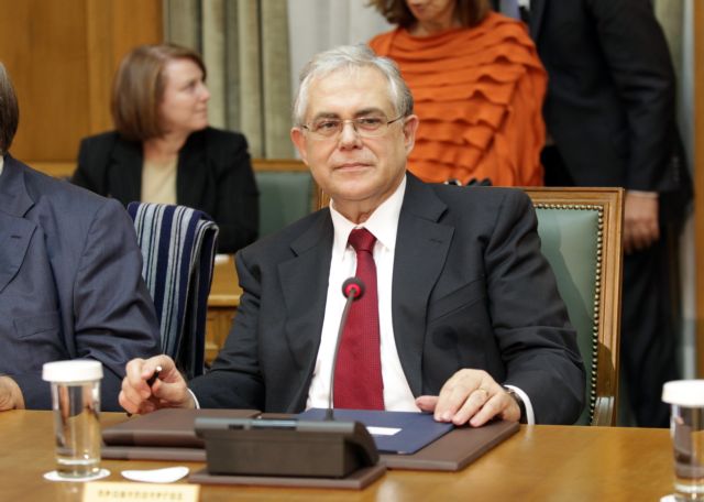 Στήριξη της κυβέρνησης ζητεί ο Λ.Παπαδήμος εν όψει των διαπραγματεύσεων με την τρόικα
