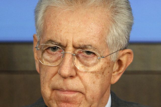 Εκτάκτως στις Βρυξέλλες ο Ιταλός πρωθυπουργός Μάριο Μόντι