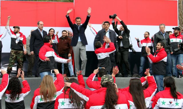 Κοντά στο… λαό δηλώνει ο Άσαντ σε σπάνια δημόσια εμφάνιση στη Δαμασκό (infographic)