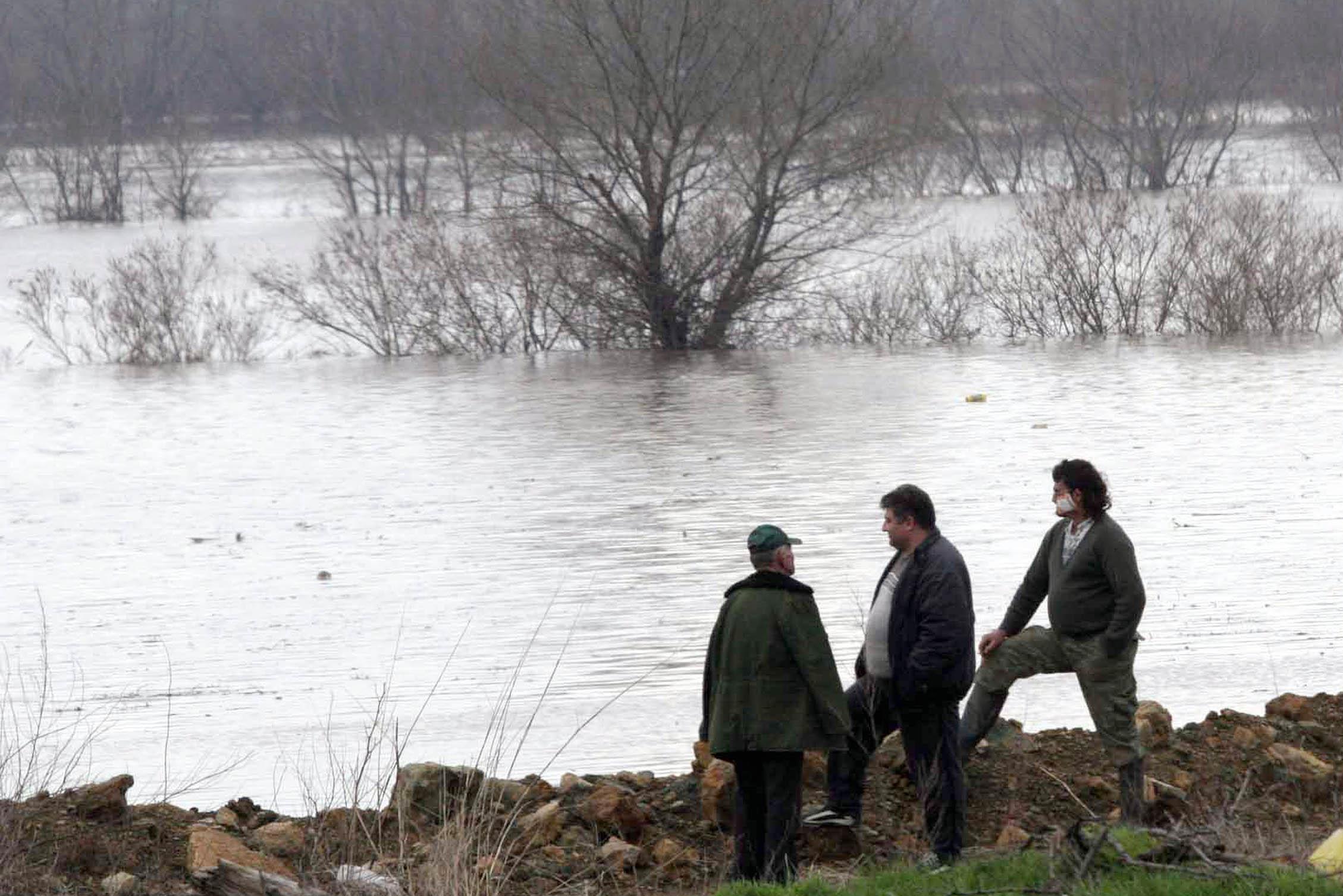 Στο «κόκκινο» και πάλι η στάθμη των υδάτων στον Έβρο