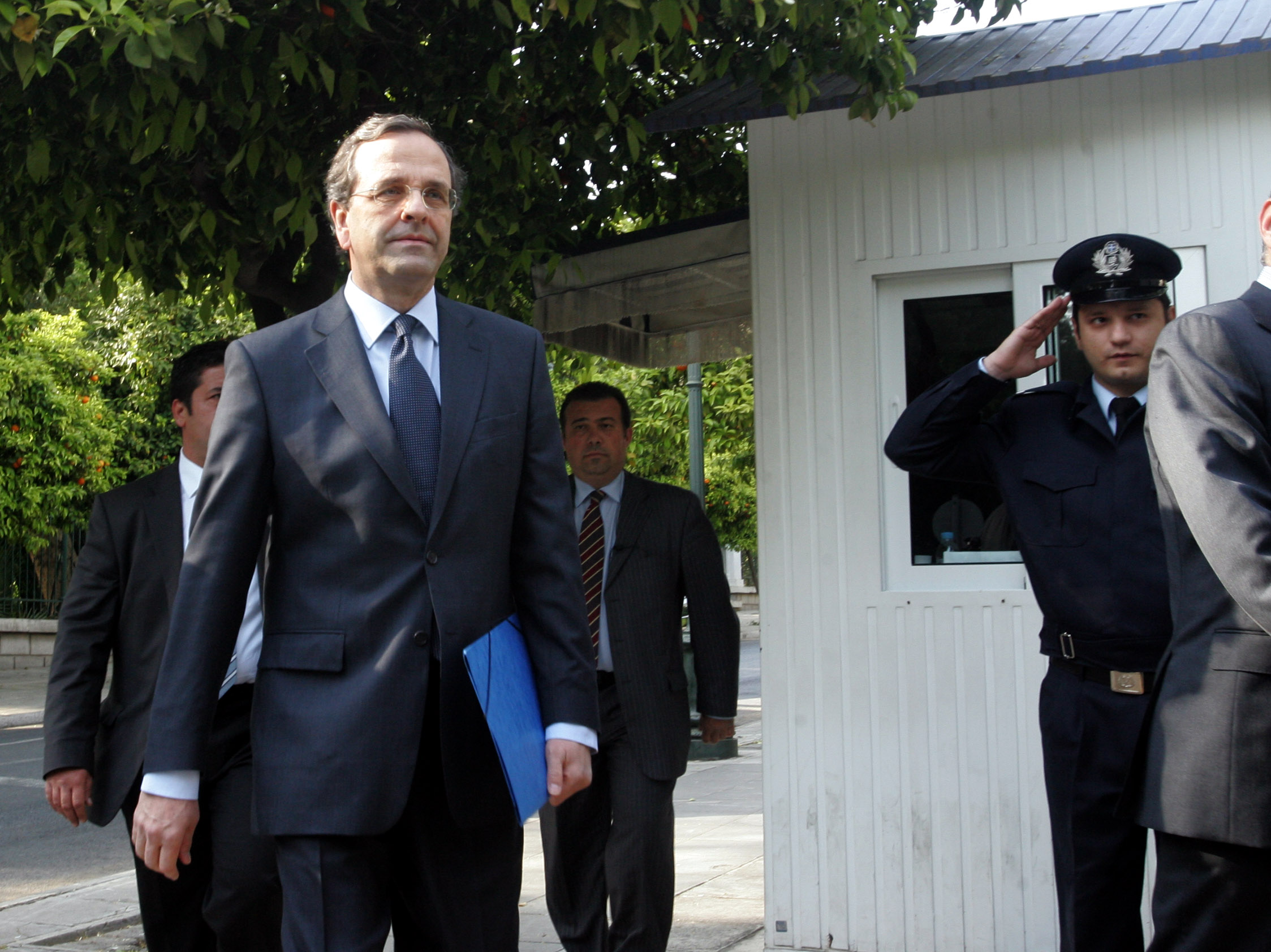 Στήριξη στο έργο της κυβέρνησης ζήτησε από τον Αντ.Σαμαρά ο πρωθυπουργός