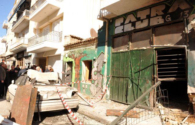 Έκρηξη σε σύνδεσμο οπαδών του Παναθηναϊκού στην Πάτρα