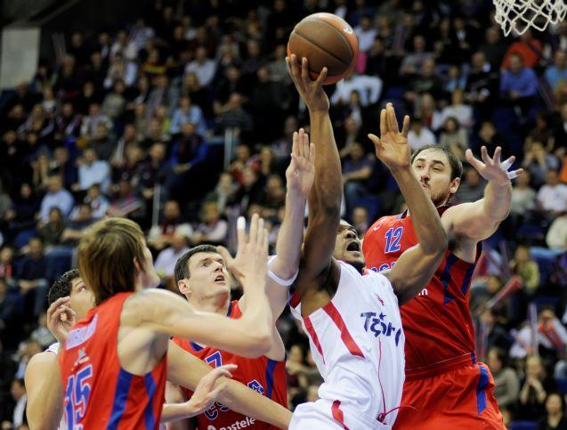 Βαριά ήττα του Ολυμπιακού στη Μόσχα από την ΤΣΣΚΑ